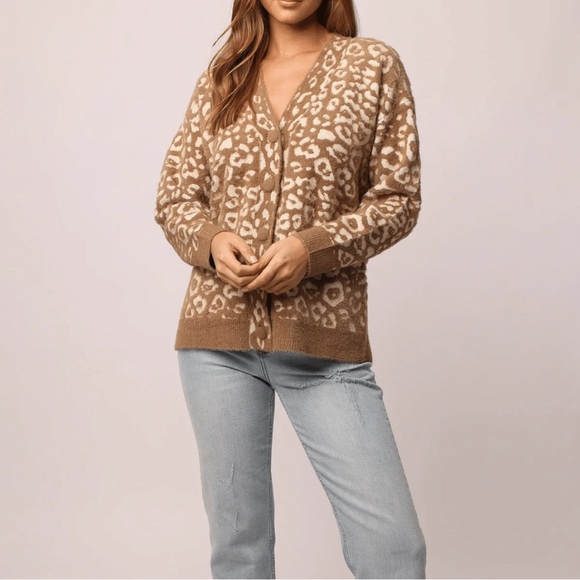 Super precious cheetah print cardigan - Picture 2 of 4